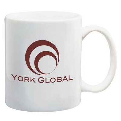11 Oz. White Ceramic Mug